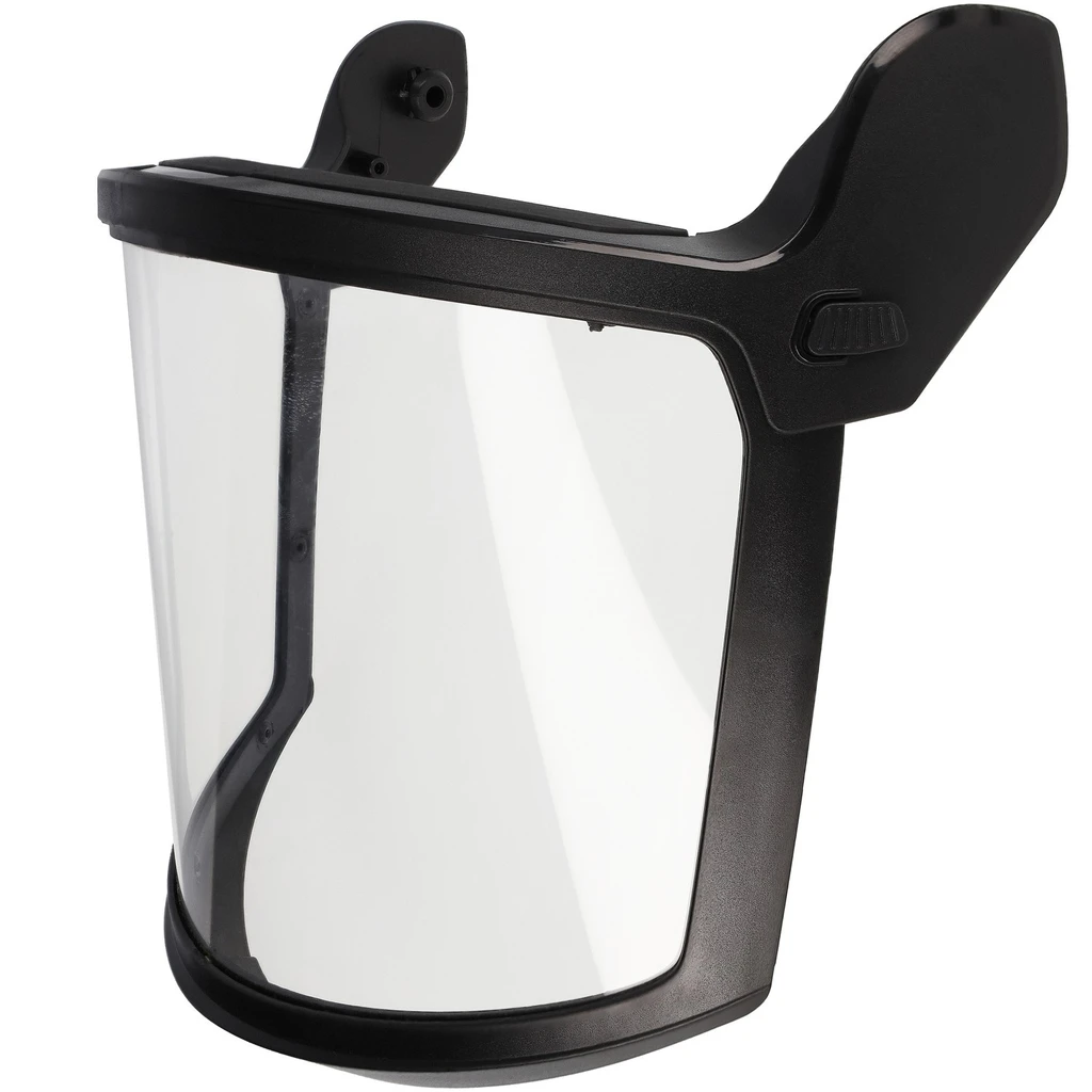 Schutzhelm Voll-Visier klar, + Klickhalterung