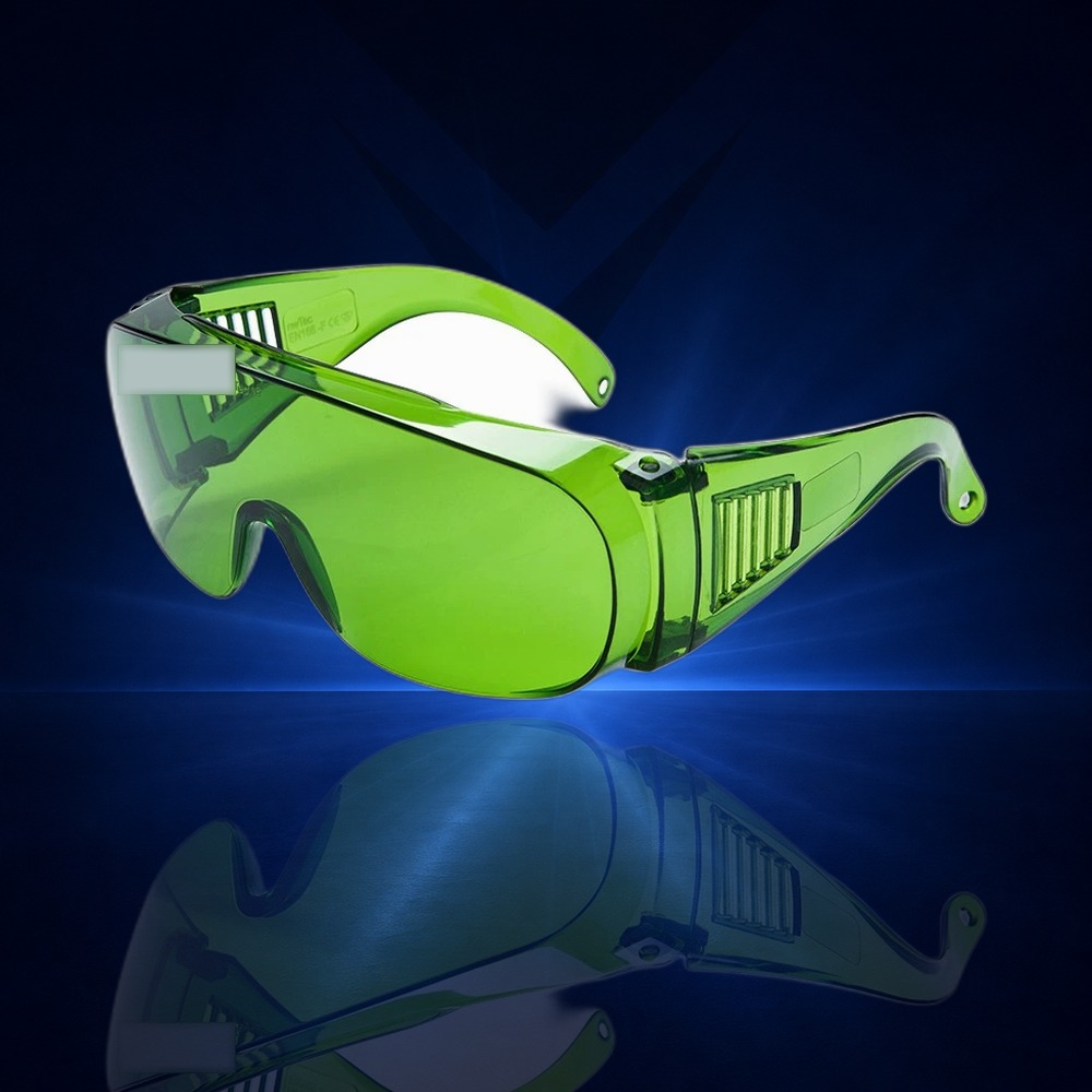 Schutzbrille für Brillenträger, grün