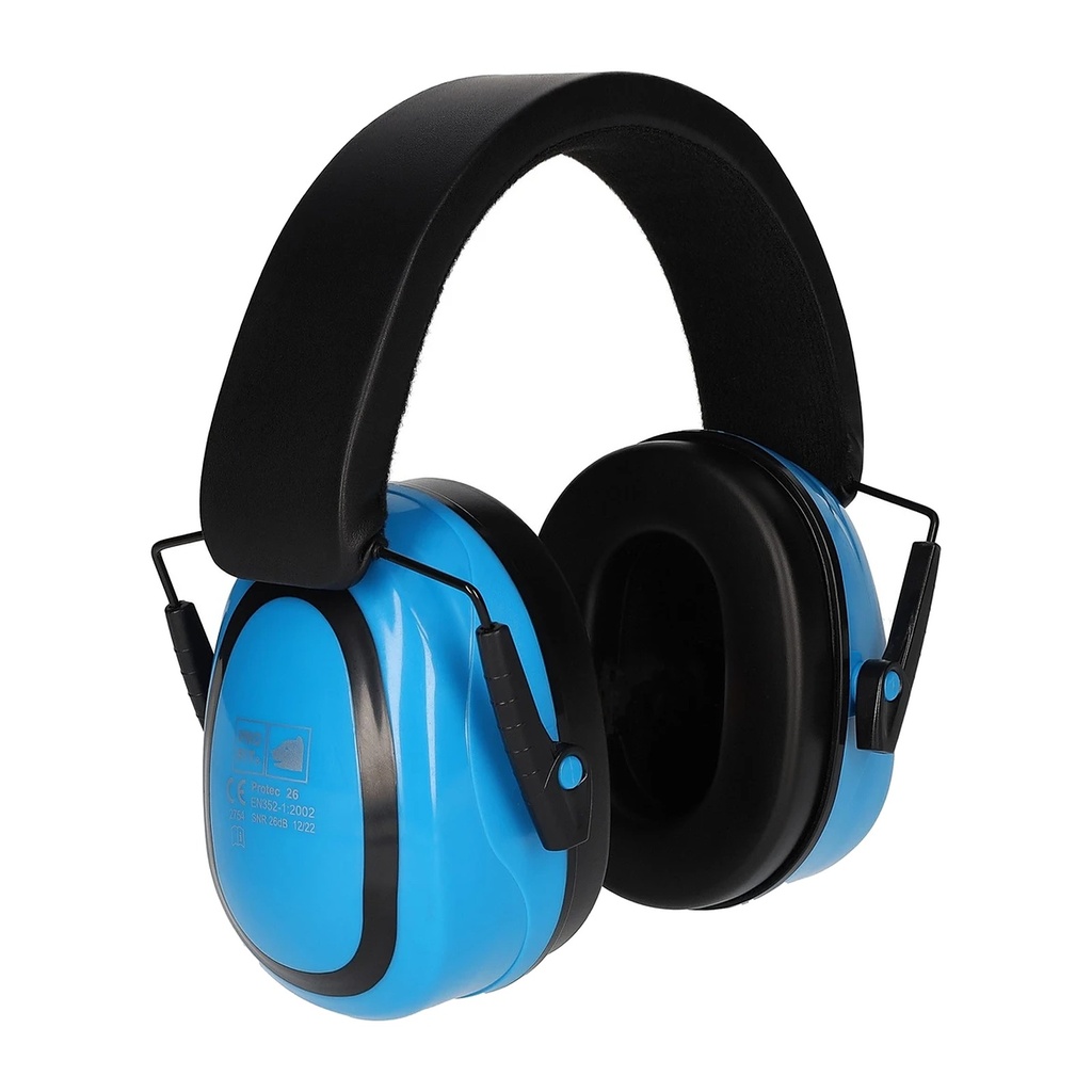 [2402] Kapselgehörschutz blau, SNR 26 dB