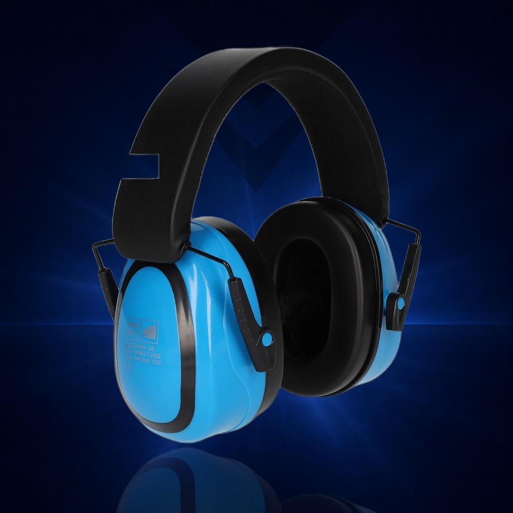 Kapselgehörschutz blau, SNR 26 dB
