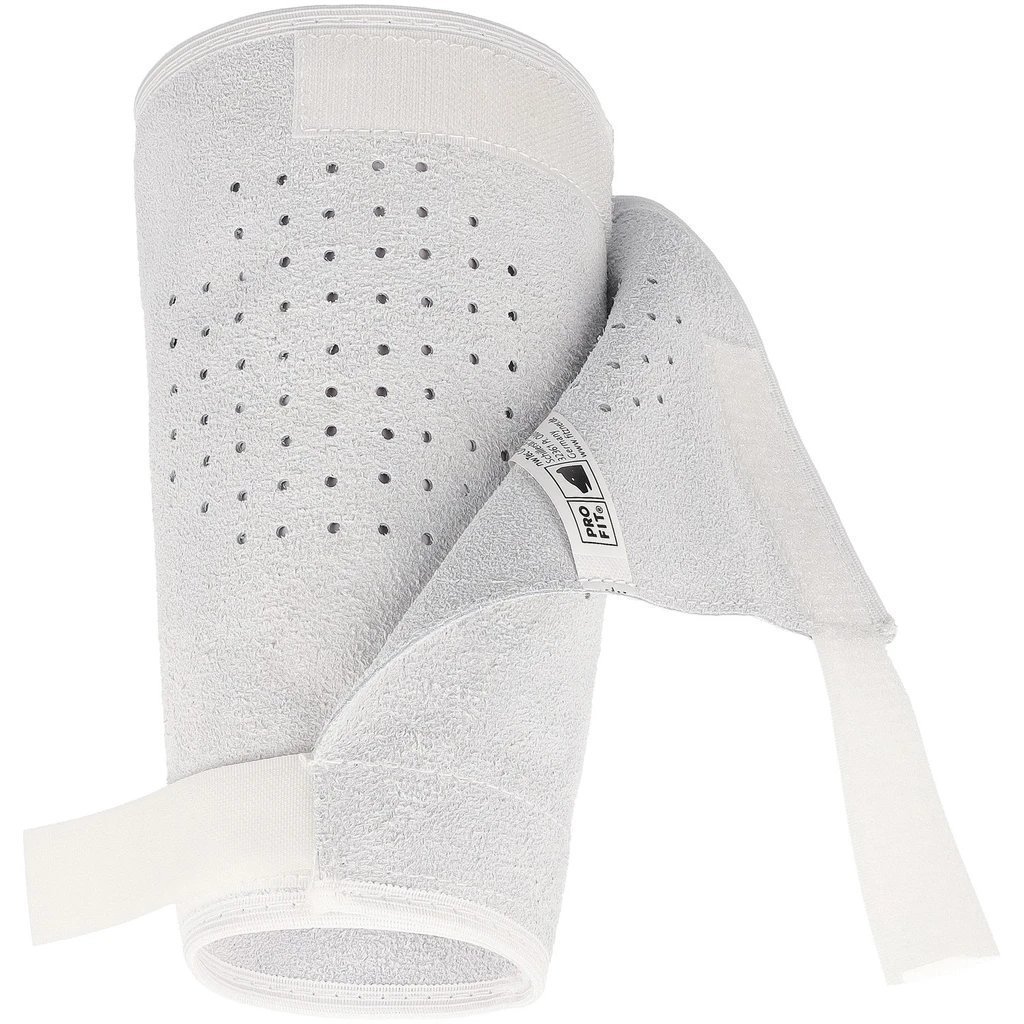 Leder Pulsschutz, 20 cm, Klettverschluss, natur
