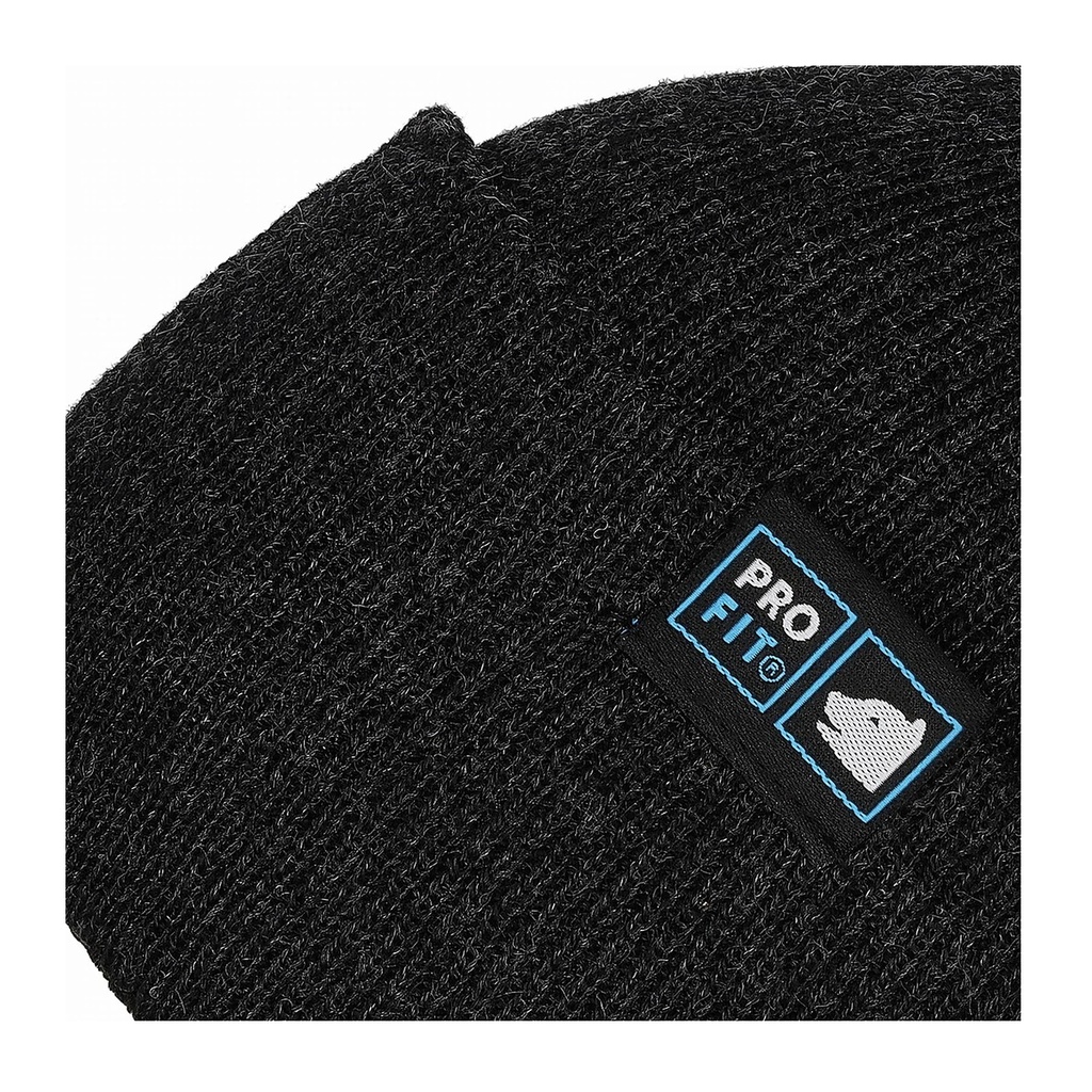 [260111] Mütze, Strickmütze, Beanie, schwarz, klassisches Design
