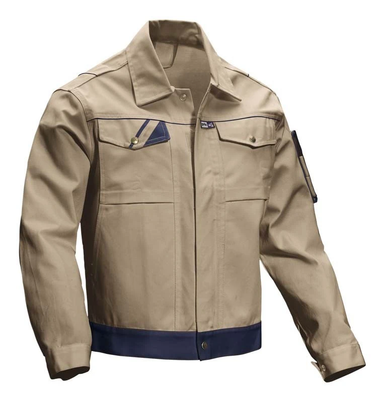 Bundjacke "Threeline Perfect", khaki/hydronblau
