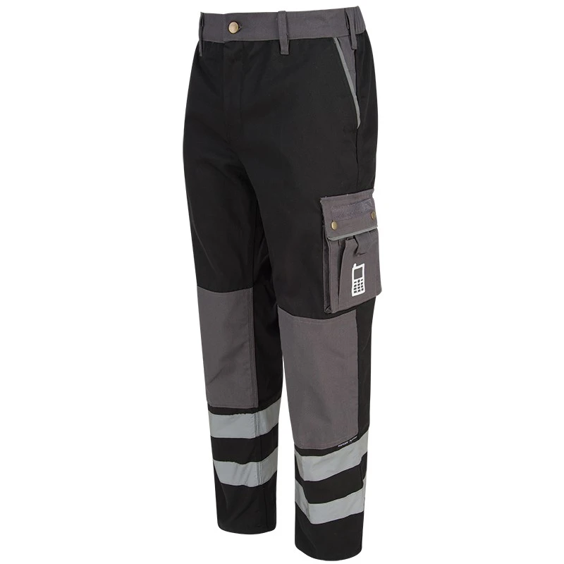 Bundhose "Reflex", grau / schwarz