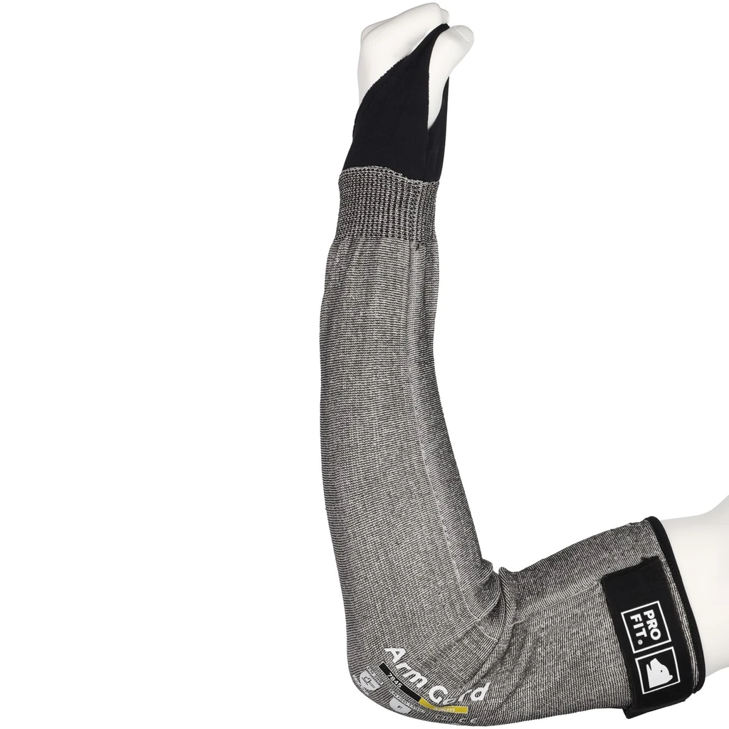 Armschoner Armguard Schnittschutz, 45 cm, mit Daumenloch