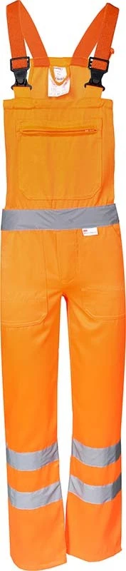 PU-Warnschutzlatzhose, neonorange S