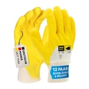 Nitril Handschuhe Mega Lite, gelb, 3/4 getaucht