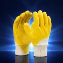 Nitril Handschuhe Mega Lite, gelb, 3/4 getaucht