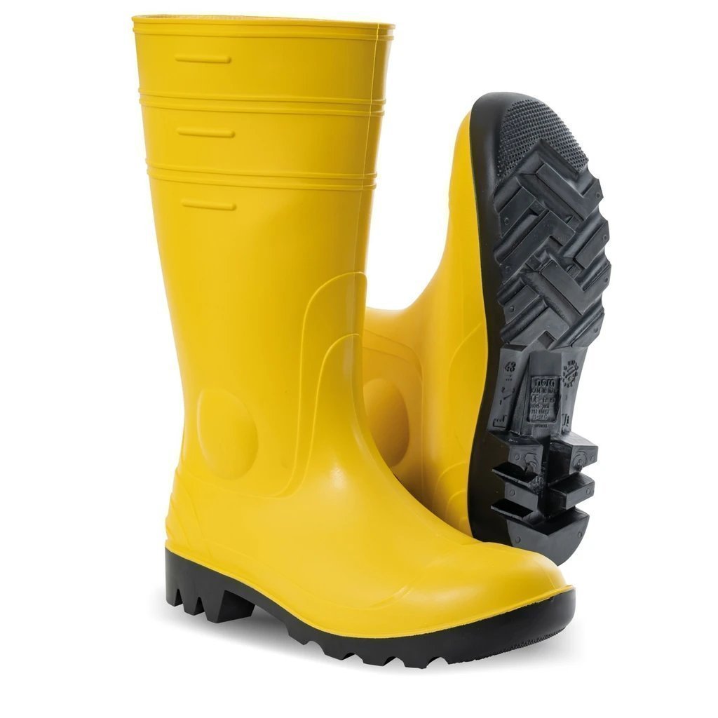 [502-38] Bau-Sicherheitsstiefel S5, gelb (38)