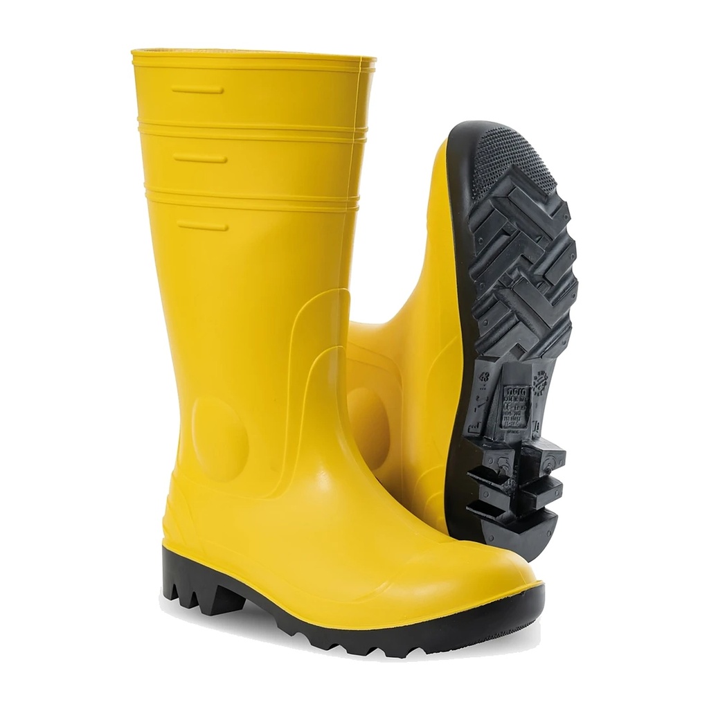 [502-38] Bau-Sicherheitsstiefel S5, gelb (38)