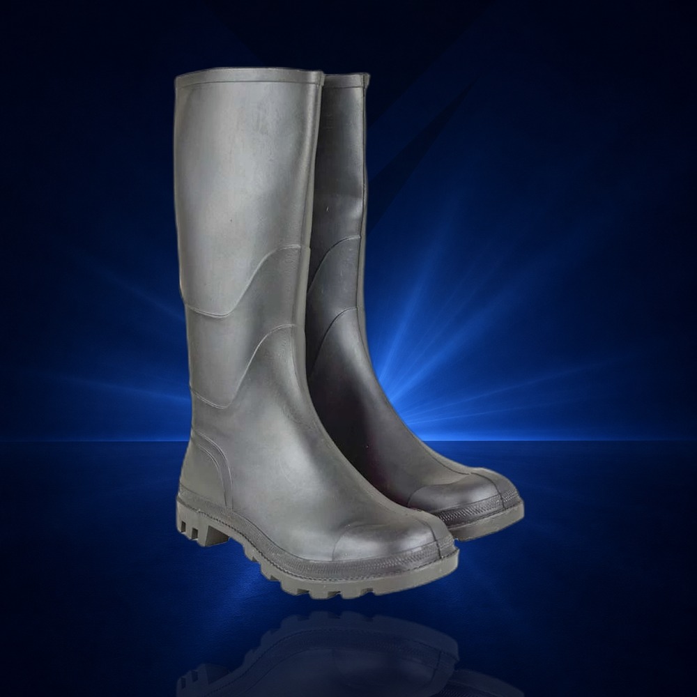 PVC-Gummistiefel, schwarz