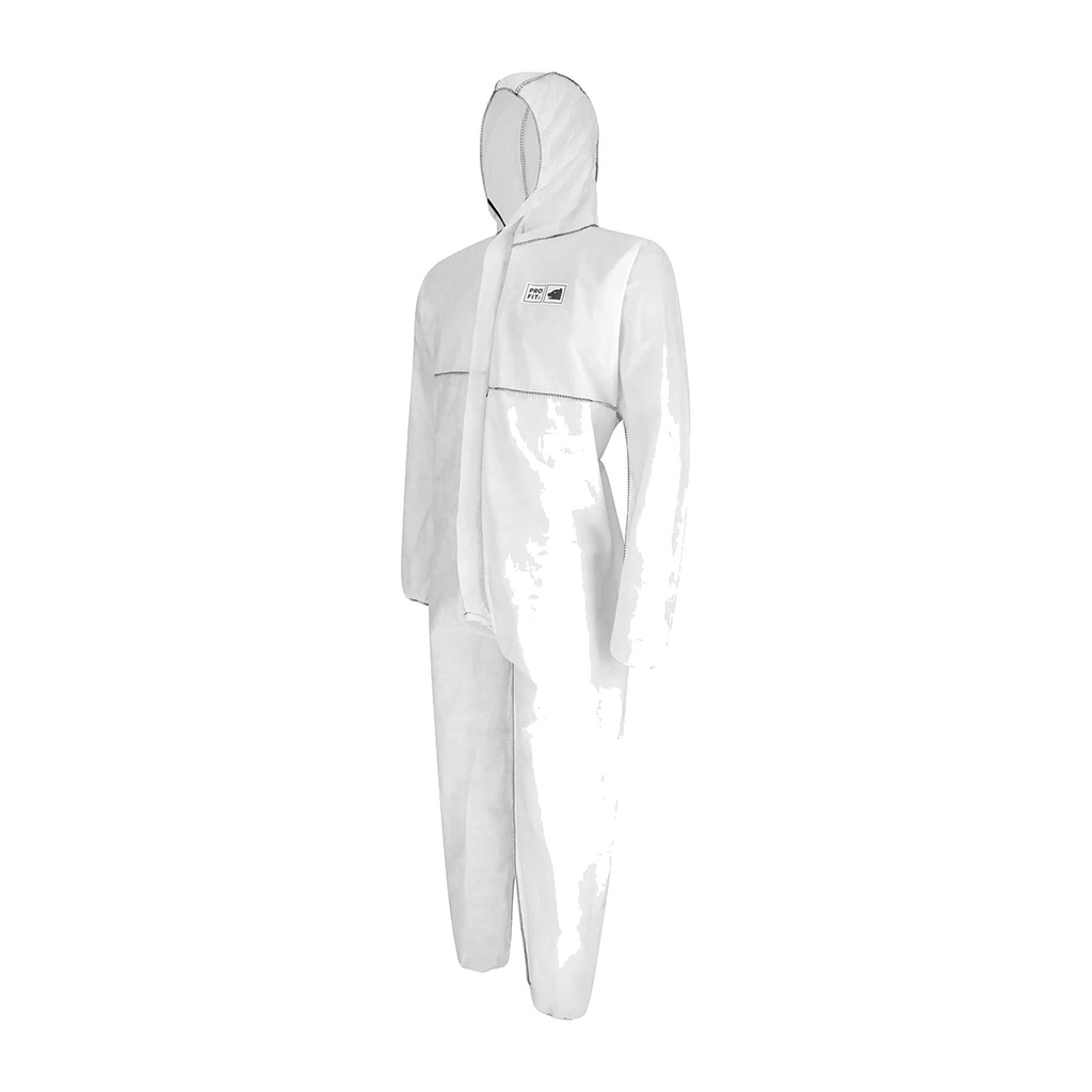 [1432-M] Chemikalien Schutzanzug SMS Typ 5/6, weiß (M)
