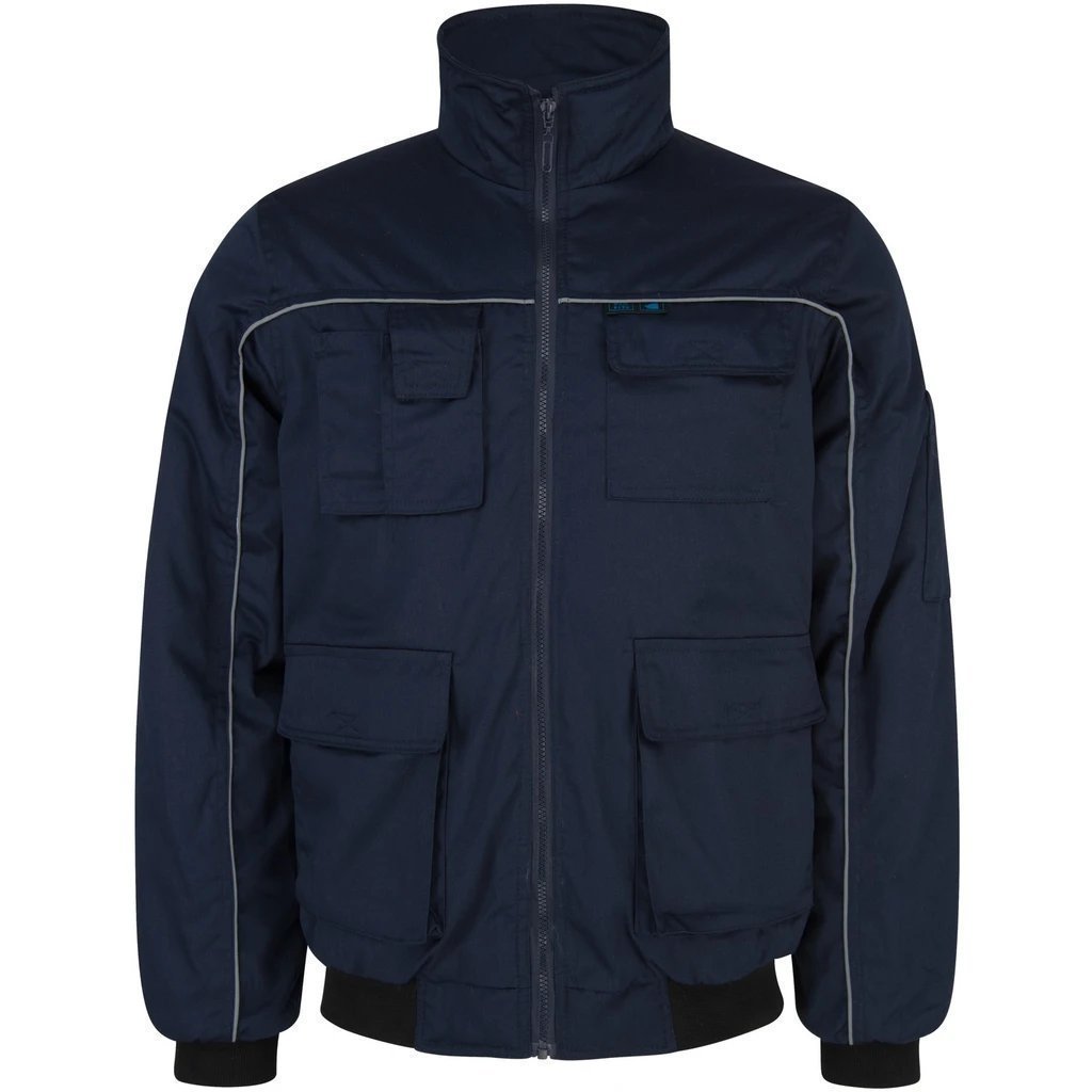[9691-M] Winter Arbeitsjacke navy (M)