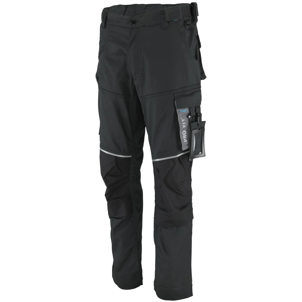 [9890-46] Arbeitshose Stretch, Bundhose, schwarz (46)