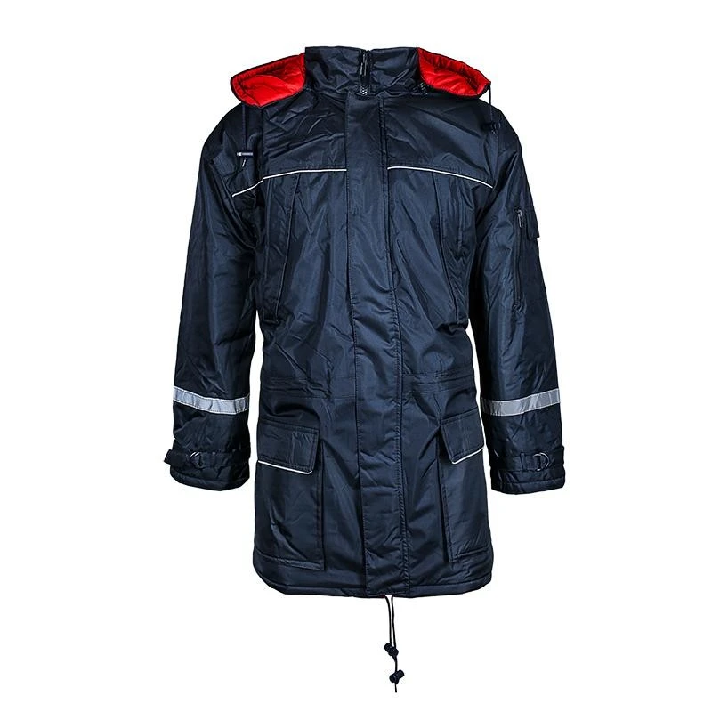 See-Parka, marine, Reflexstreifen 3XL