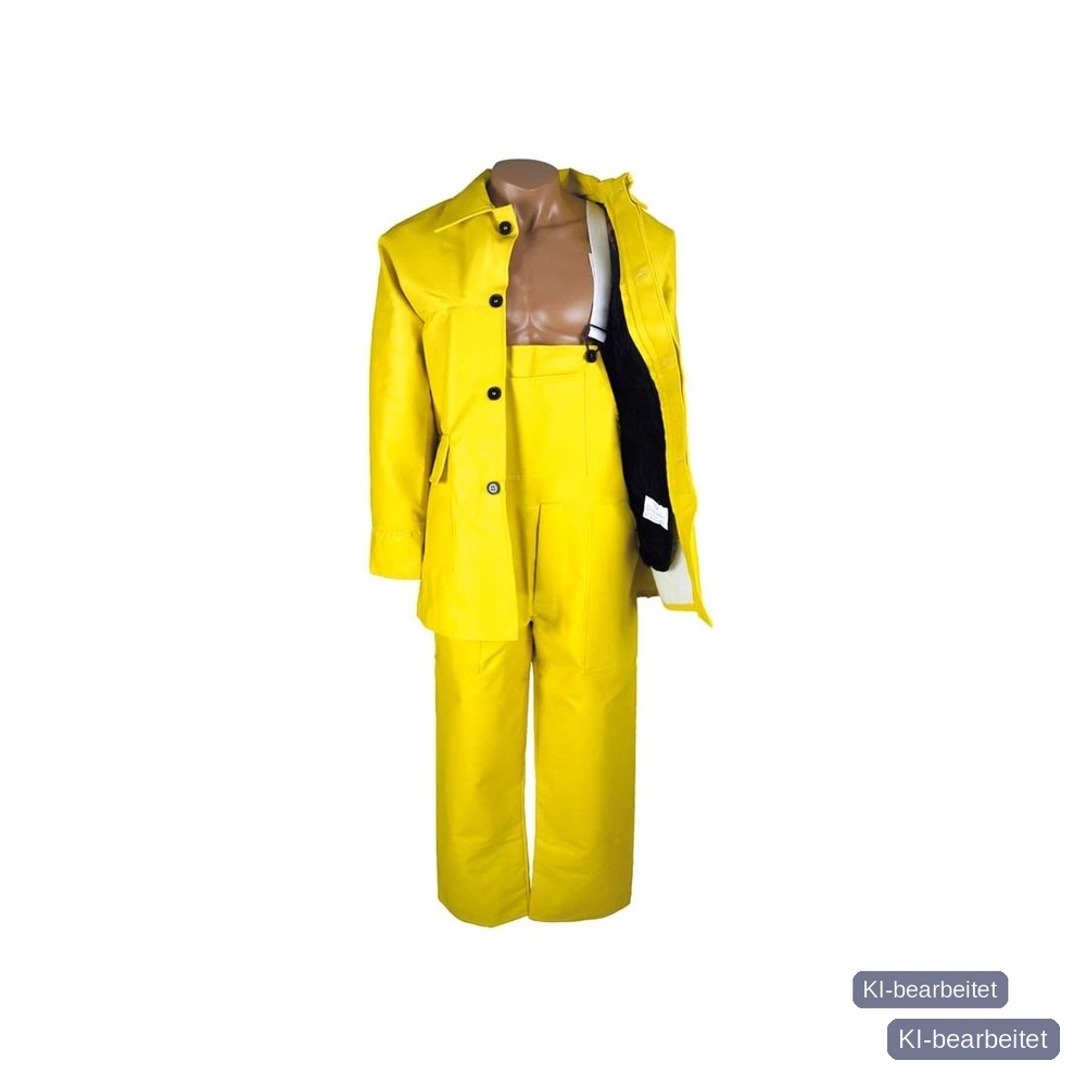 [904-5] PU-Winterbau-Latzhose, gelb (5)