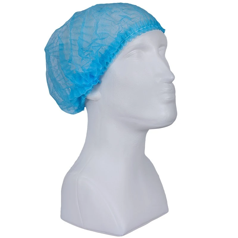 PP Klipphaube, 100 St. im Beutel (Blau)