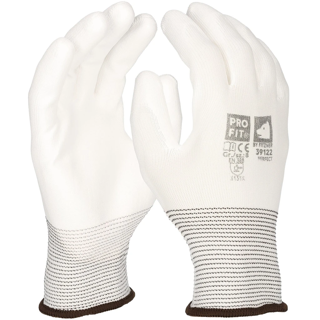 PU Handschuh (6, Weiß)