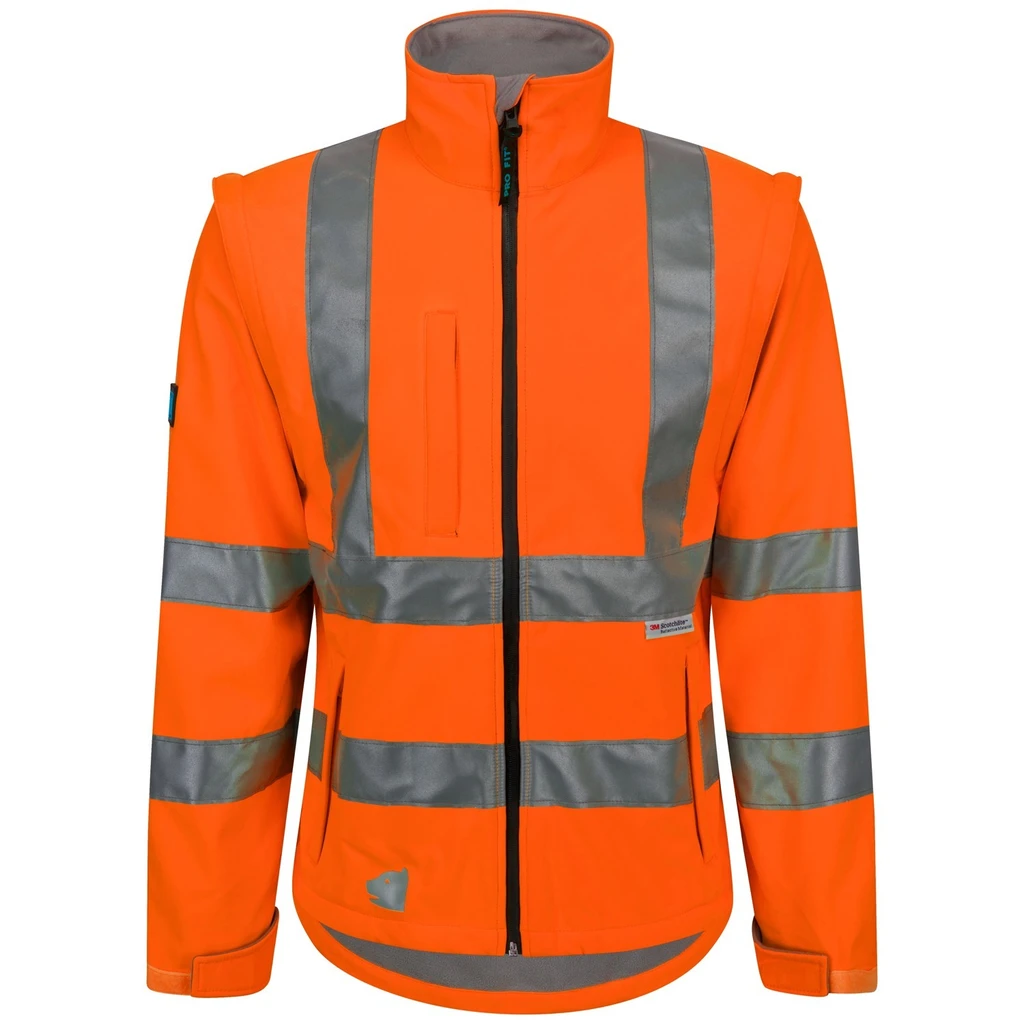 Warnschutz-Softshelljacke