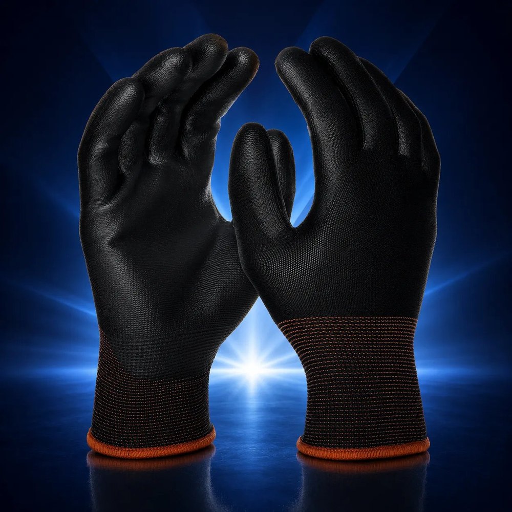 PU Handschuh schwarz