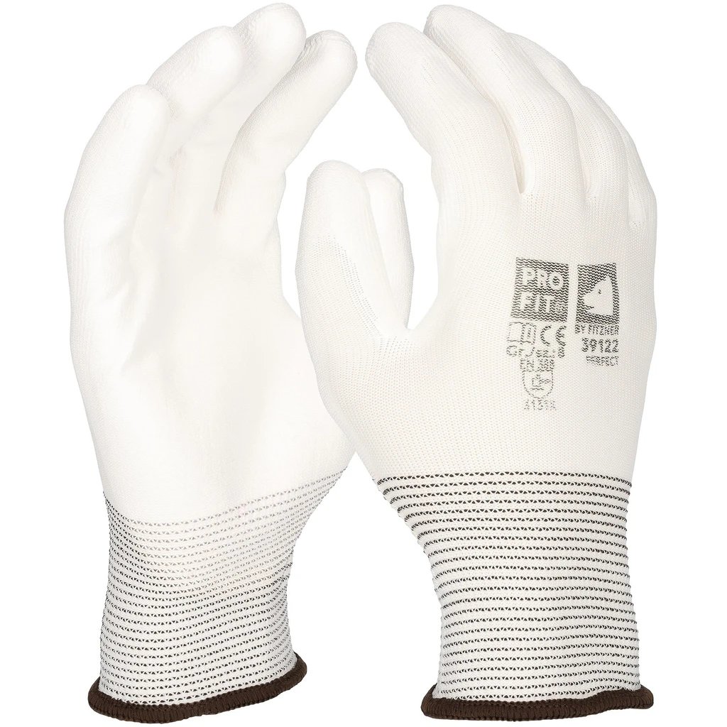 PU Handschuh "Perfect", weiß 6
