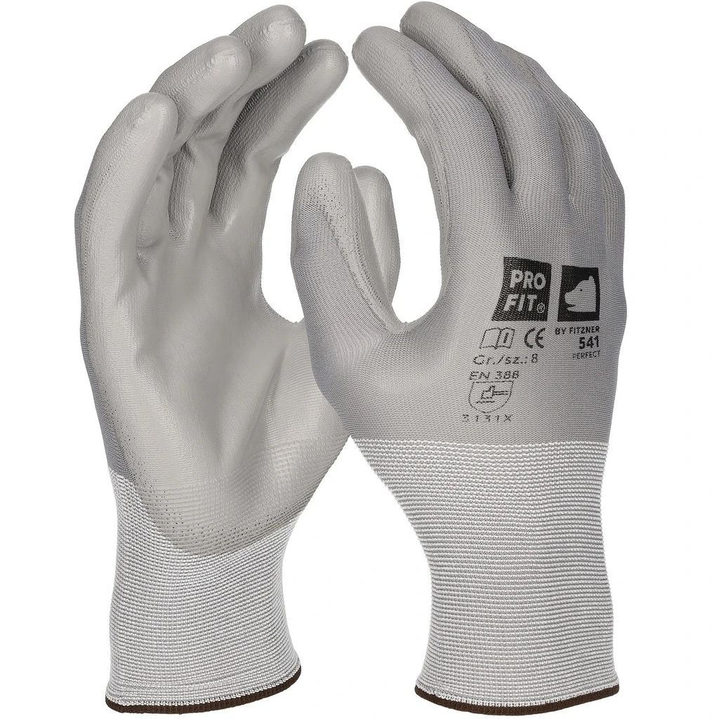 PU Handschuh "Perfect", grau 7