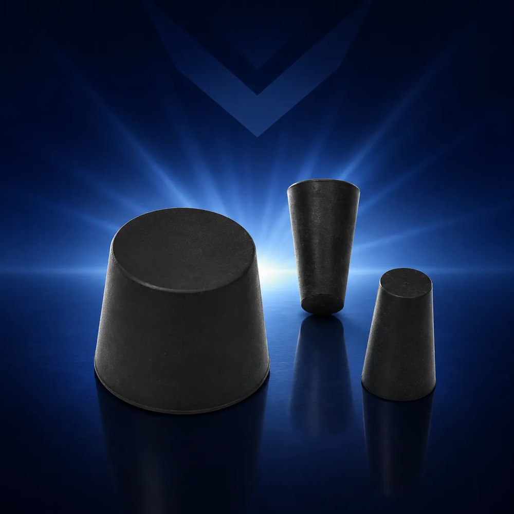[KOEPD-555,3] 180°C Konische Stopfen aus EPDM (E=1,60 D=4,70 L=15,90 mm)