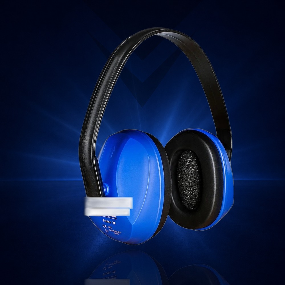 Kapselgehörschutz, SNR 24 dB, Blau