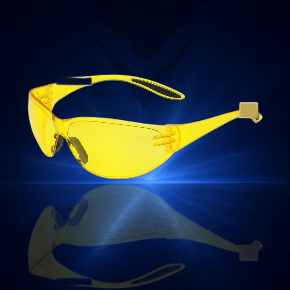 Schutzbrille, beschlagfrei, Gelb