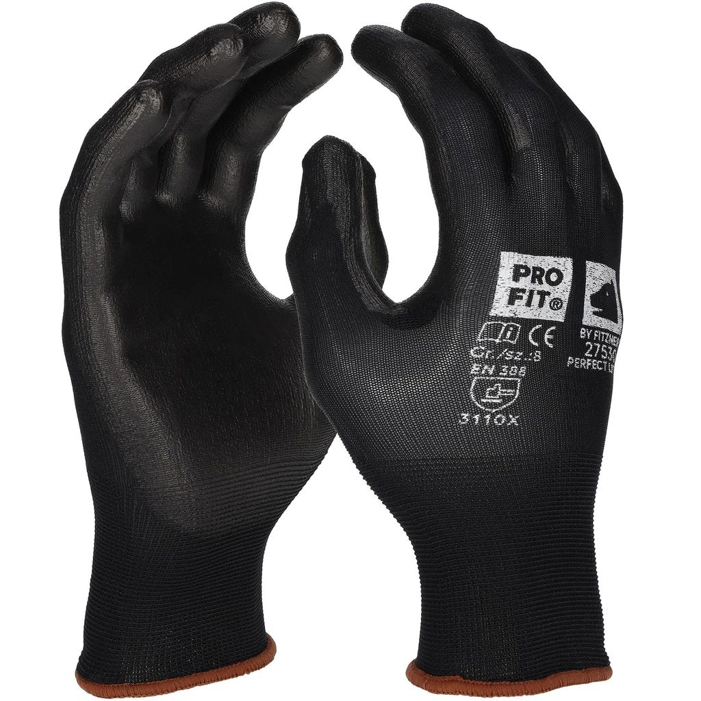 [27530-6] PU Handschuh "Perfect Lite", schwarz (6)