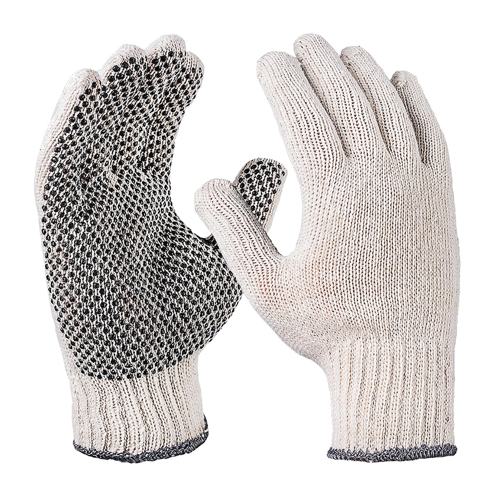 [518-8] Strickhandschuhe, grob, natur, einseitig Noppen (8)