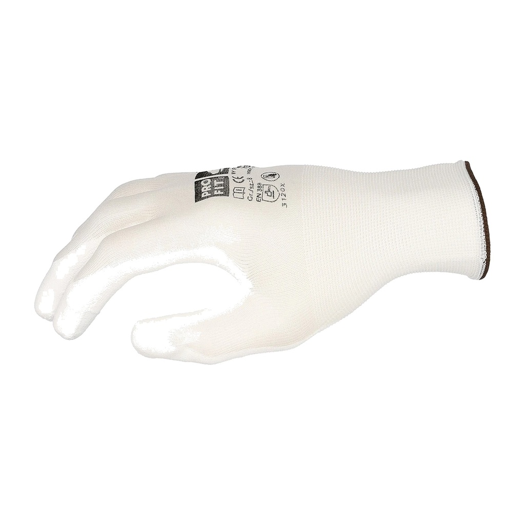 [713-8] PU-Handschuh "Perfect Lite" weiß/weiß, Touch-Screen (8)