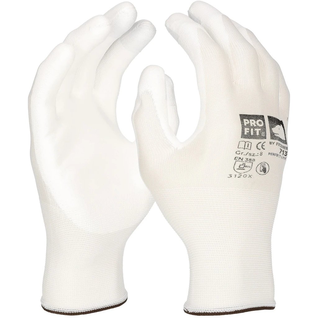 [713-8] PU-Handschuh "Perfect Lite" weiß/weiß, Touch-Screen (8)