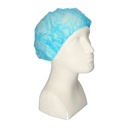 PP-Baretthaube blau, ca. 53cm, 1 Pack =100 St., Cat. I