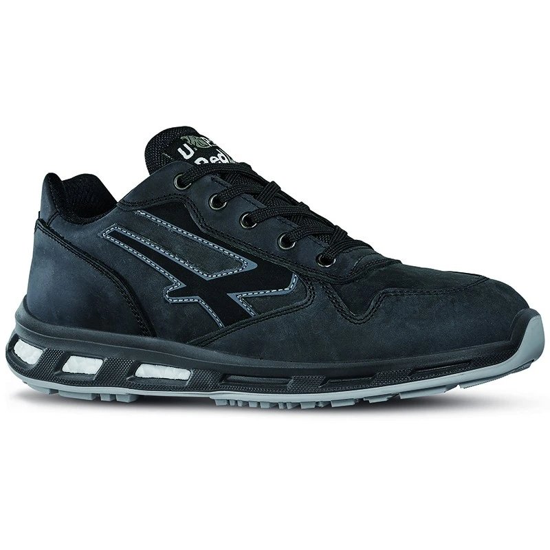 Carbon Sicherheitshalbschuh, Alu-Kappe, S3 SRC, Nubukleder, Weite 11 38