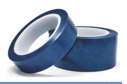 [AB-100,0] Polyester Abdeckband blau (100.0 mm)