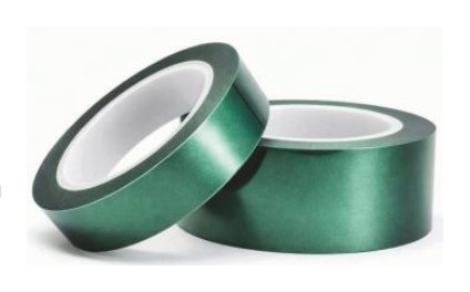 Polyester Abdeckband grün