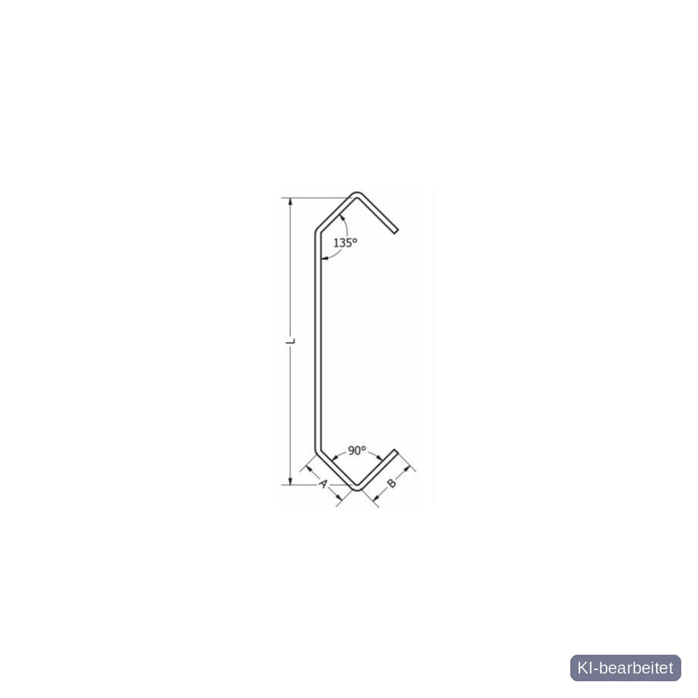 [EP20 100x1,5] Standardhaken Typ EP20 (100 mm, 1.5 mm)