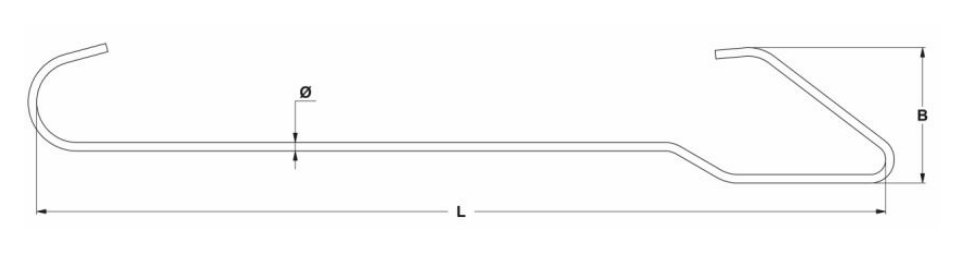 [RFV-10] Schenkelfedern Federstahl SF (2.0mm B=10.0mm L=200.0mm)