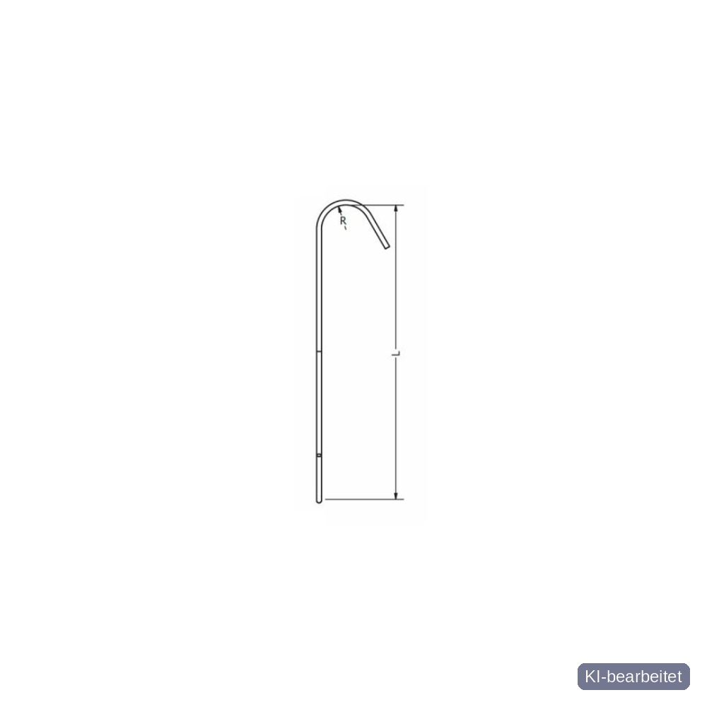 [RV11 100x1,5 90°] Standardhaken Typ RV11 (100 mm, 1.5 mm)
