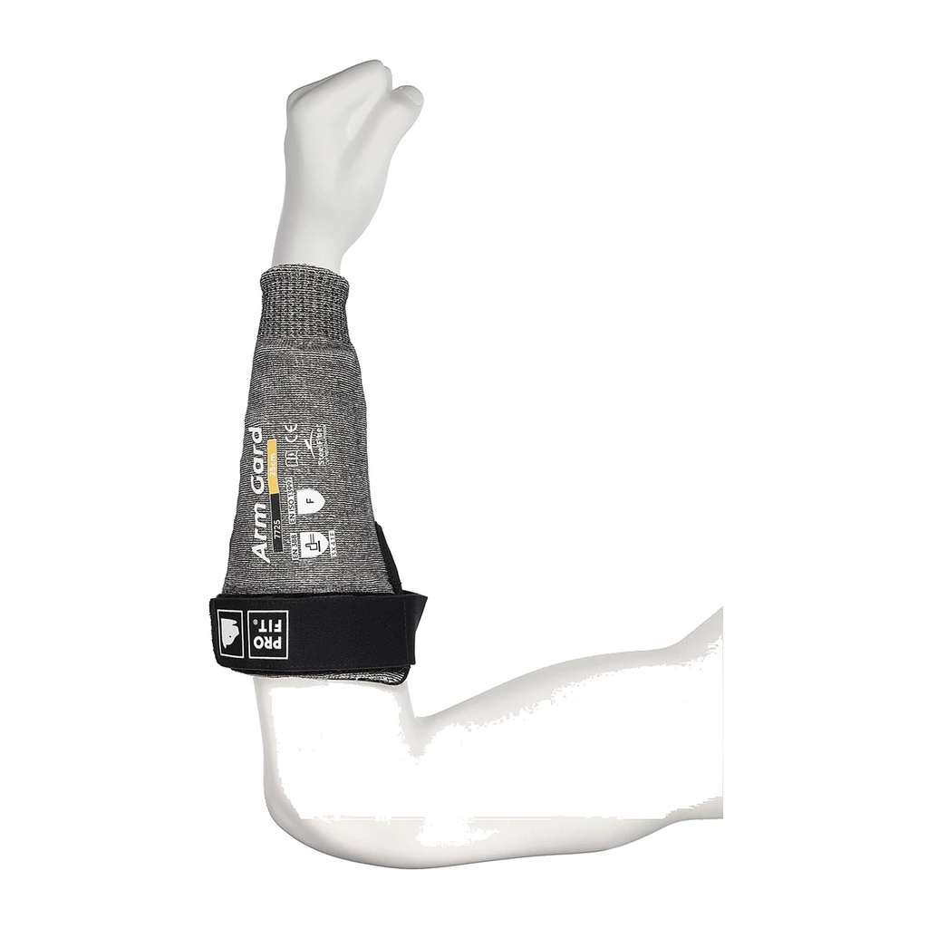 [7725] Armschoner "Armguard" Schnittschutz, 25 cm, ohne Daumenloch