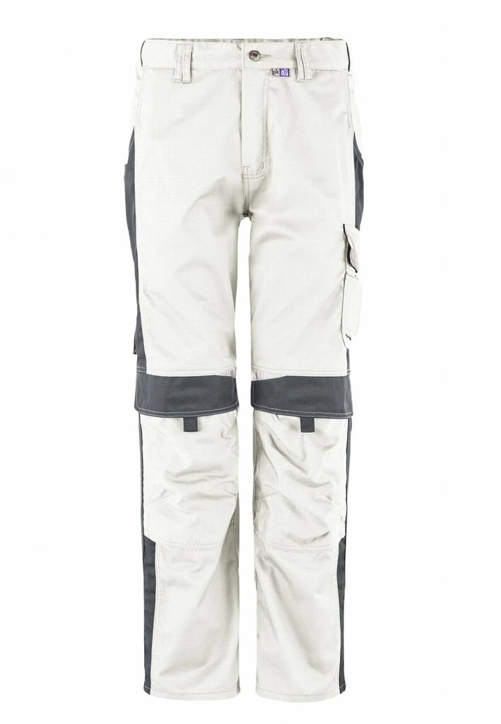 [9124-52] Bundhose, weiß/grau