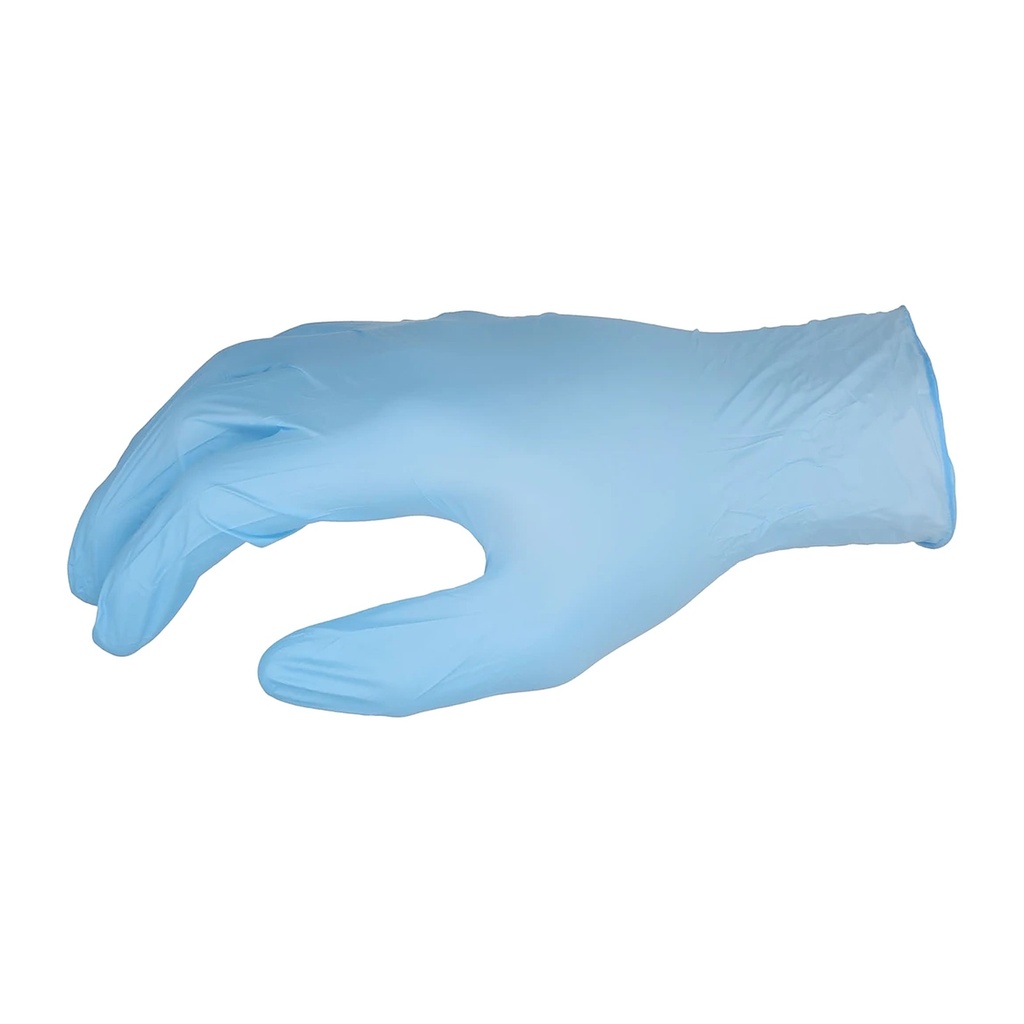 [614-S/7] Nitril Einweghandschuhe, 24 cm, blau, 100 St. (S/7)