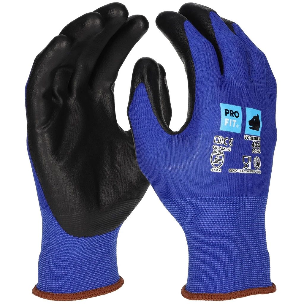 Montagehandschuh, "Prime", blau/schwarz