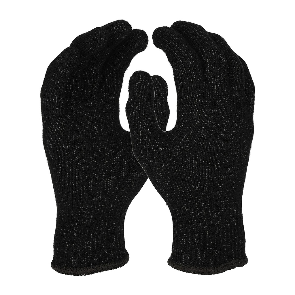 [640351] Fleece Feinstrickhandschuh, Winter, mit Silberfaden