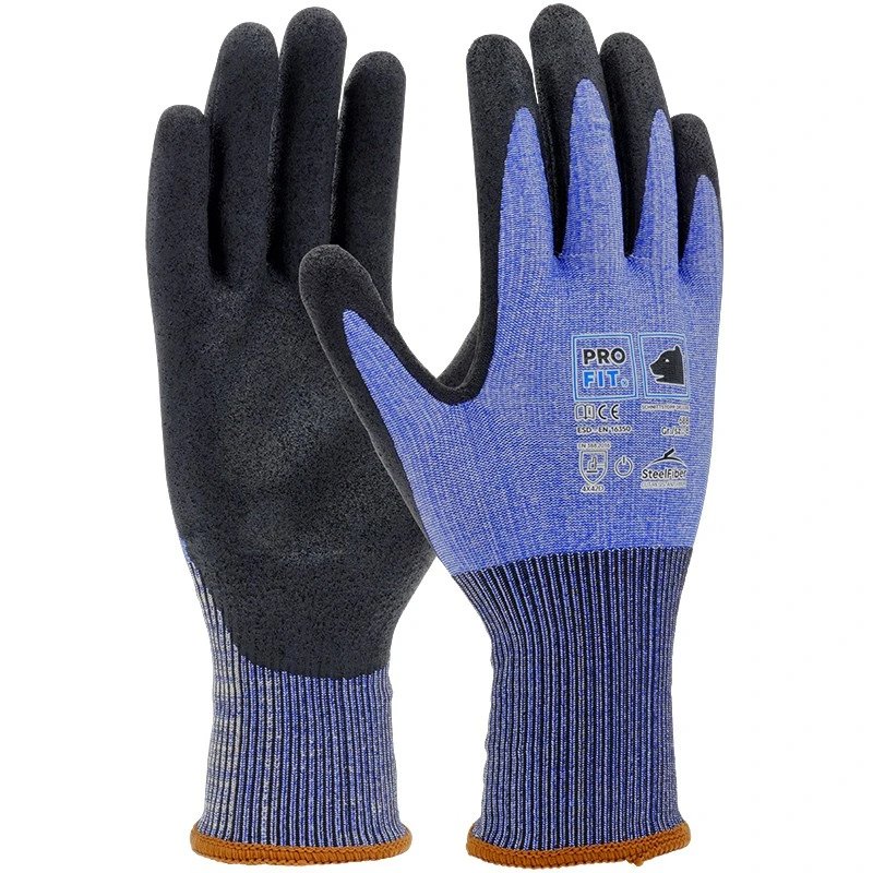 [688-8] Schnittschutzhandschuh, "Prime Cut D", blau/schwarz (8)