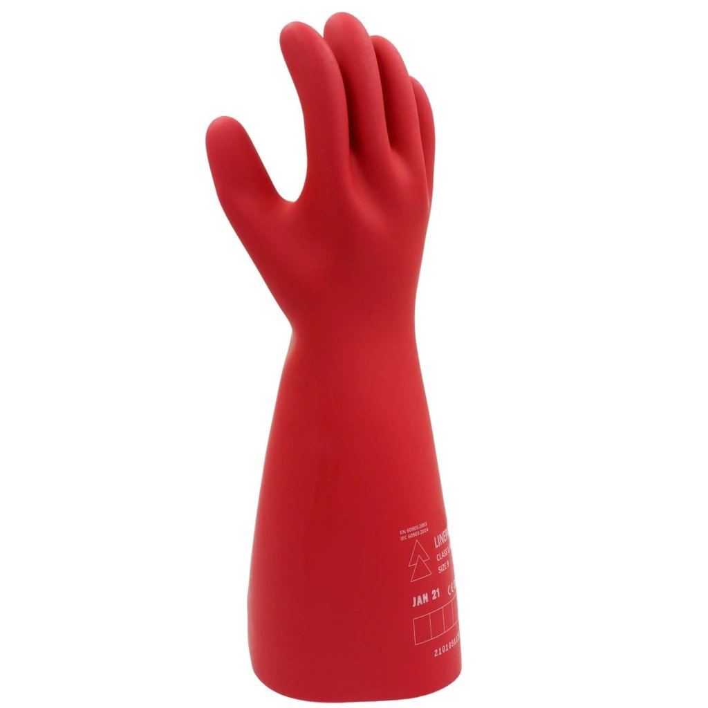 Elektriker Handschuhe 7500V, rot, Klasse 1, 41 cm 10