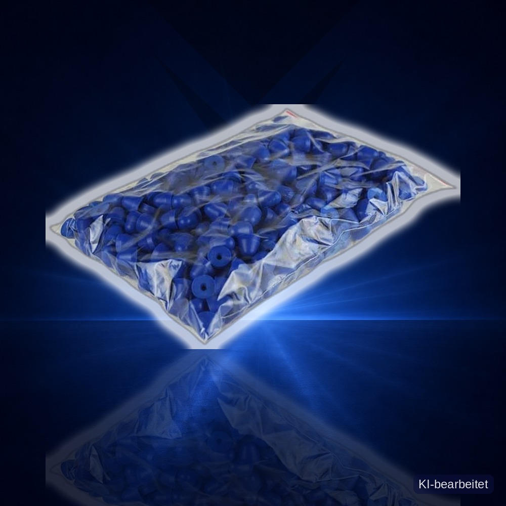 [159] Gehörschutzbügel Ersatzstöpsel "Proflex", 250 Paar, blau