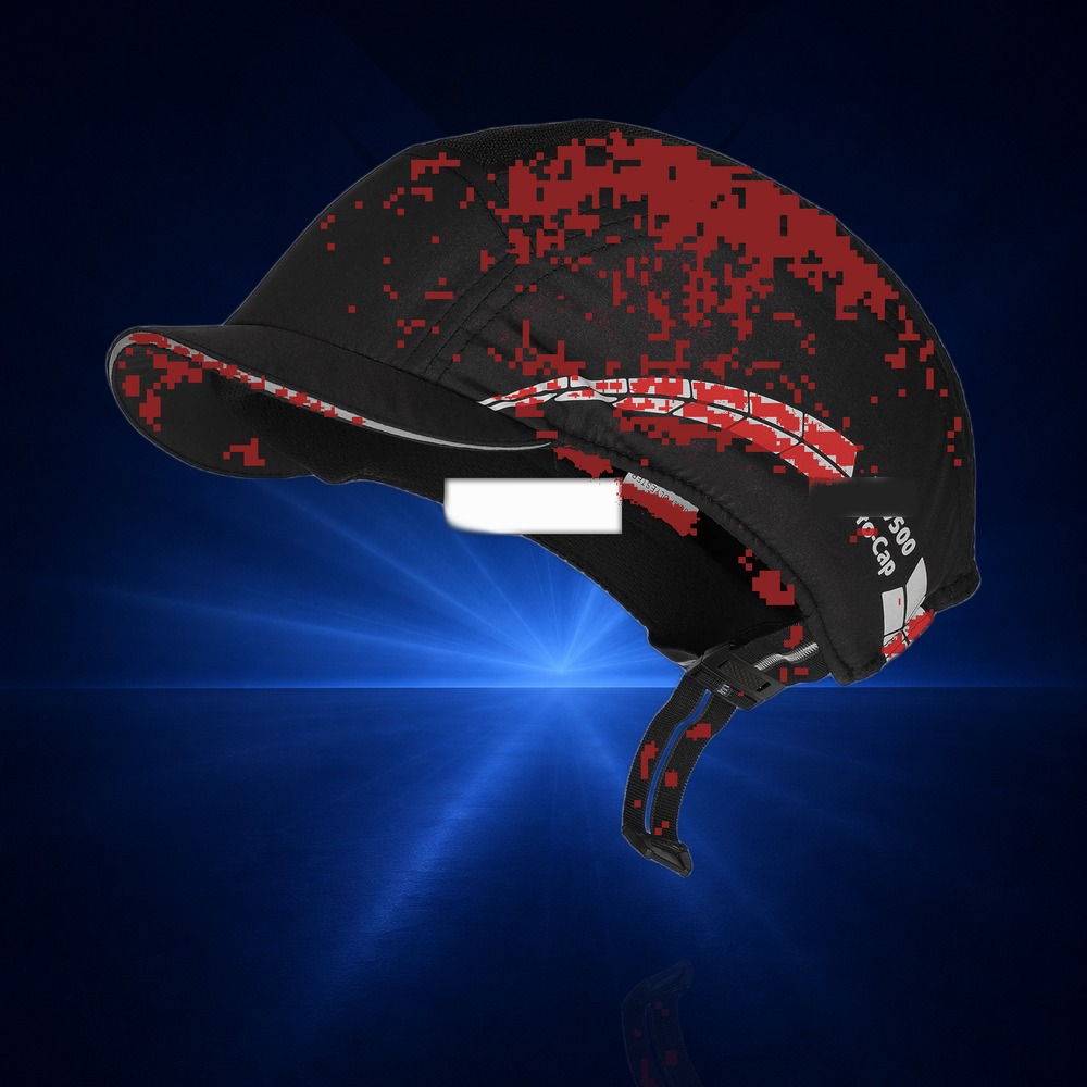 Anstoßkappe X!-9500 Pro Cap, schwarz, kurzer Schirm 2,5 cm
