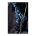 PVC Chemikalienschutzhandschuhe "Pirat", grün, 35 cm, geraut 10
